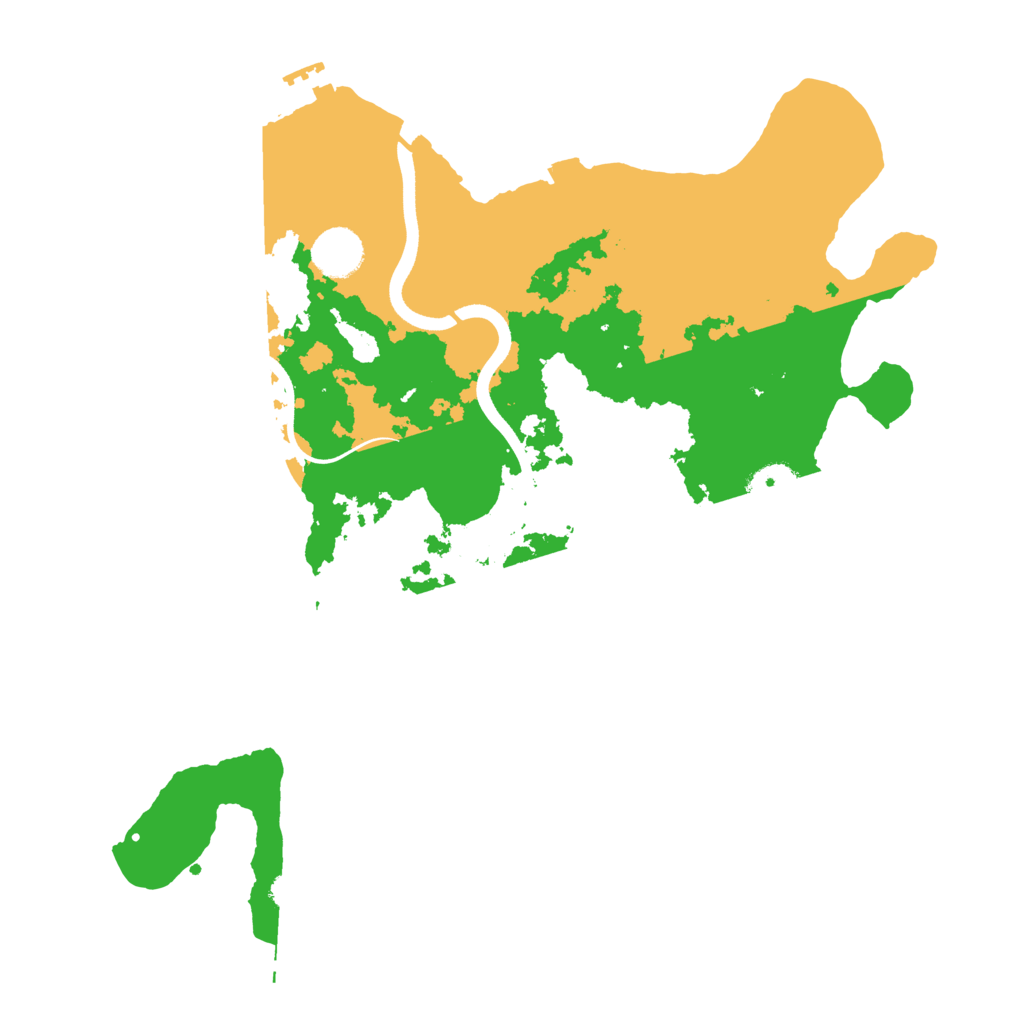 Biome Rust Map: Procedural Map, Size: 3629, Seed: 16370