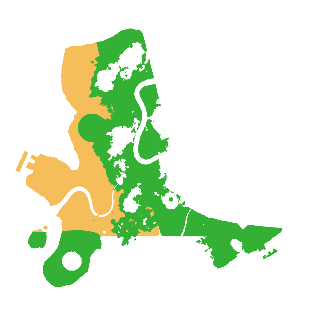 Biome Rust Map: Procedural Map, Size: 2950, Seed: 56000