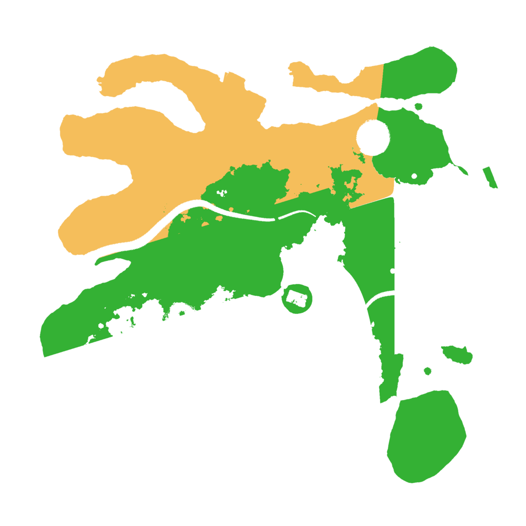 Biome Rust Map: Procedural Map, Size: 2850, Seed: 75000