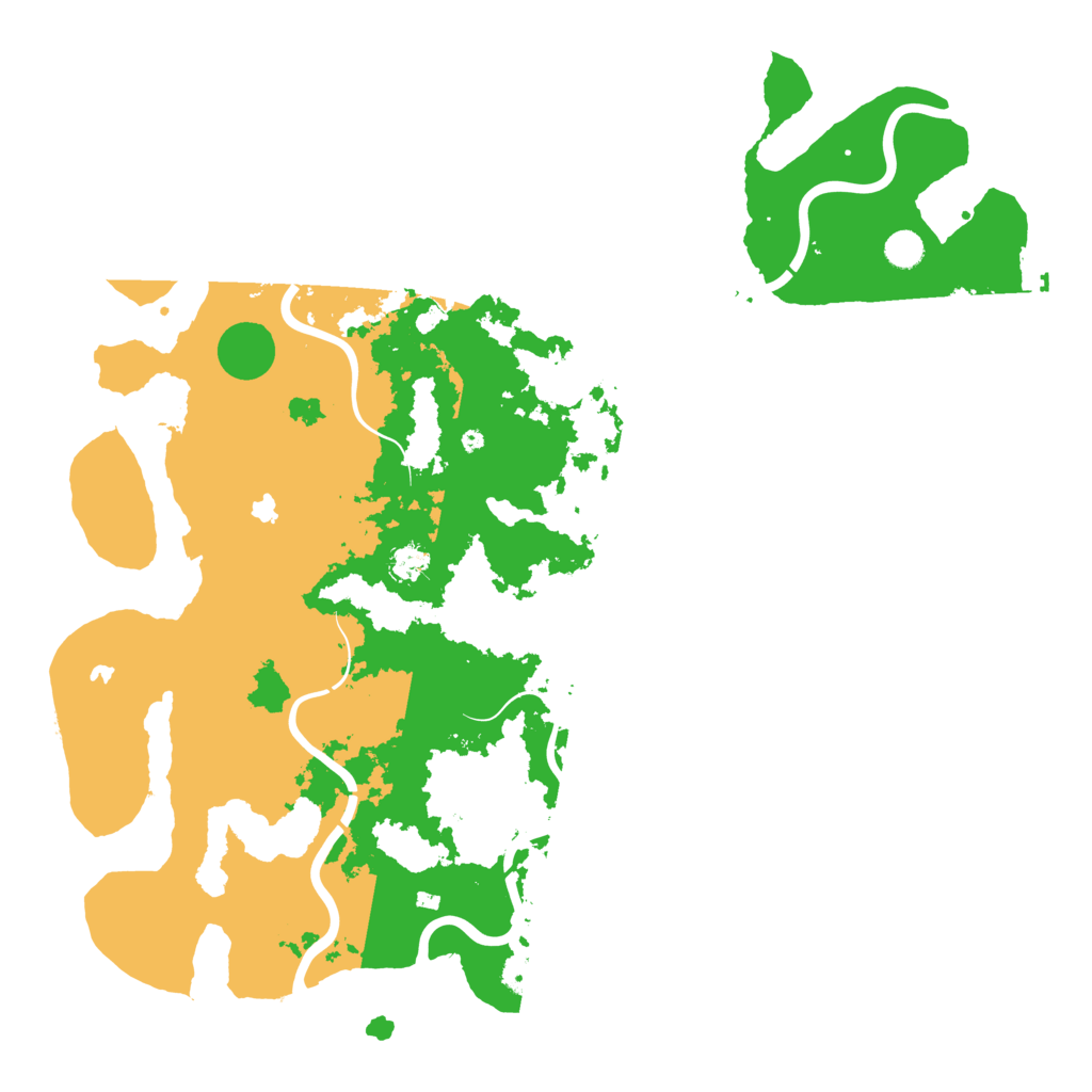 Biome Rust Map: Procedural Map, Size: 5000, Seed: 95520