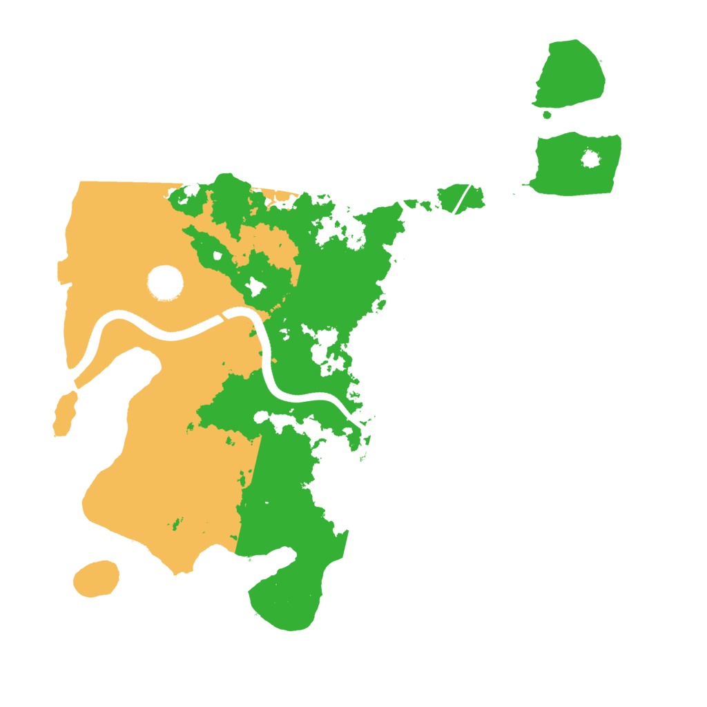 Biome Rust Map: Procedural Map, Size: 3500, Seed: 744194014