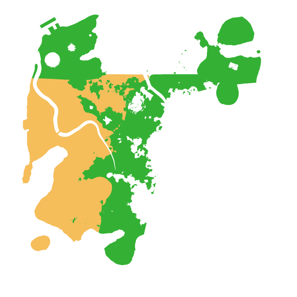 Biome Rust Map: Procedural Map, Size: 3500, Seed: 744194014