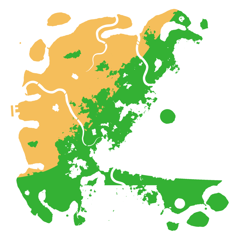 Biome Rust Map: Procedural Map, Size: 4500, Seed: 467026311