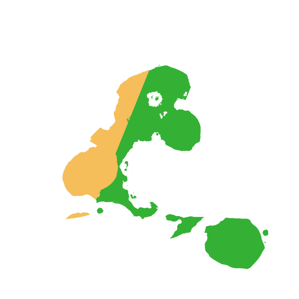 Biome Rust Map: Procedural Map, Size: 2000, Seed: 1509459694