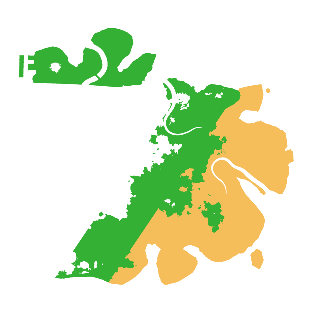 Biome Rust Map: Procedural Map, Size: 2850, Seed: 65000
