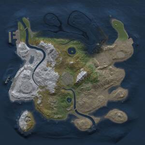Thumbnail Rust Map: Procedural Map, Size: 2800, Seed: 68000, 10 Monuments