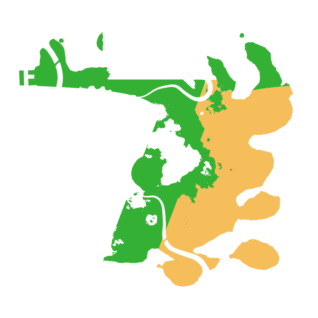 Biome Rust Map: Procedural Map, Size: 2800, Seed: 68000