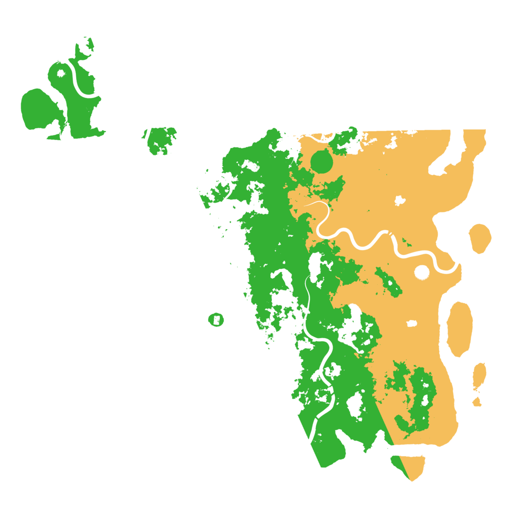 Biome Rust Map: Procedural Map, Size: 6000, Seed: 245892447