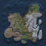 Thumbnail Rust Map: Procedural Map, Size: 3250, Seed: 1528143219, 10 Monuments