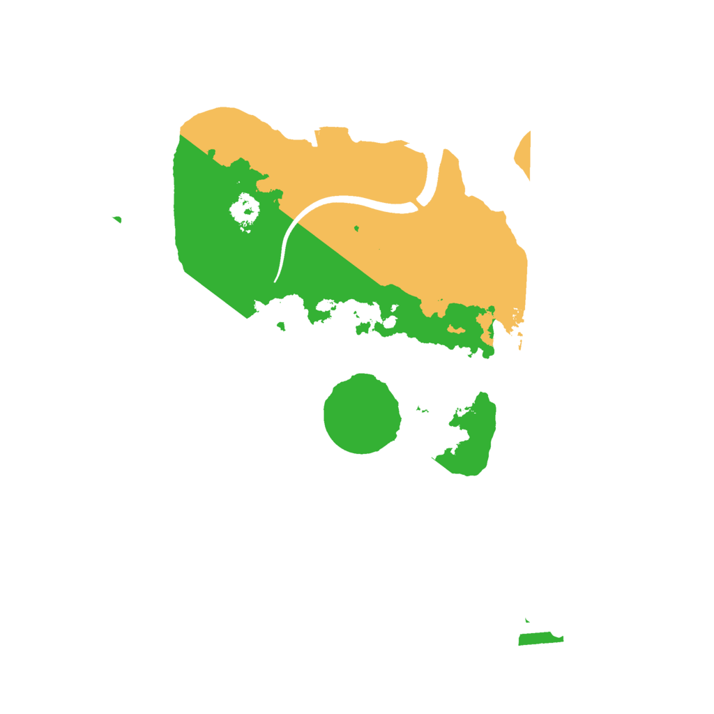 Biome Rust Map: Procedural Map, Size: 2500, Seed: 233124