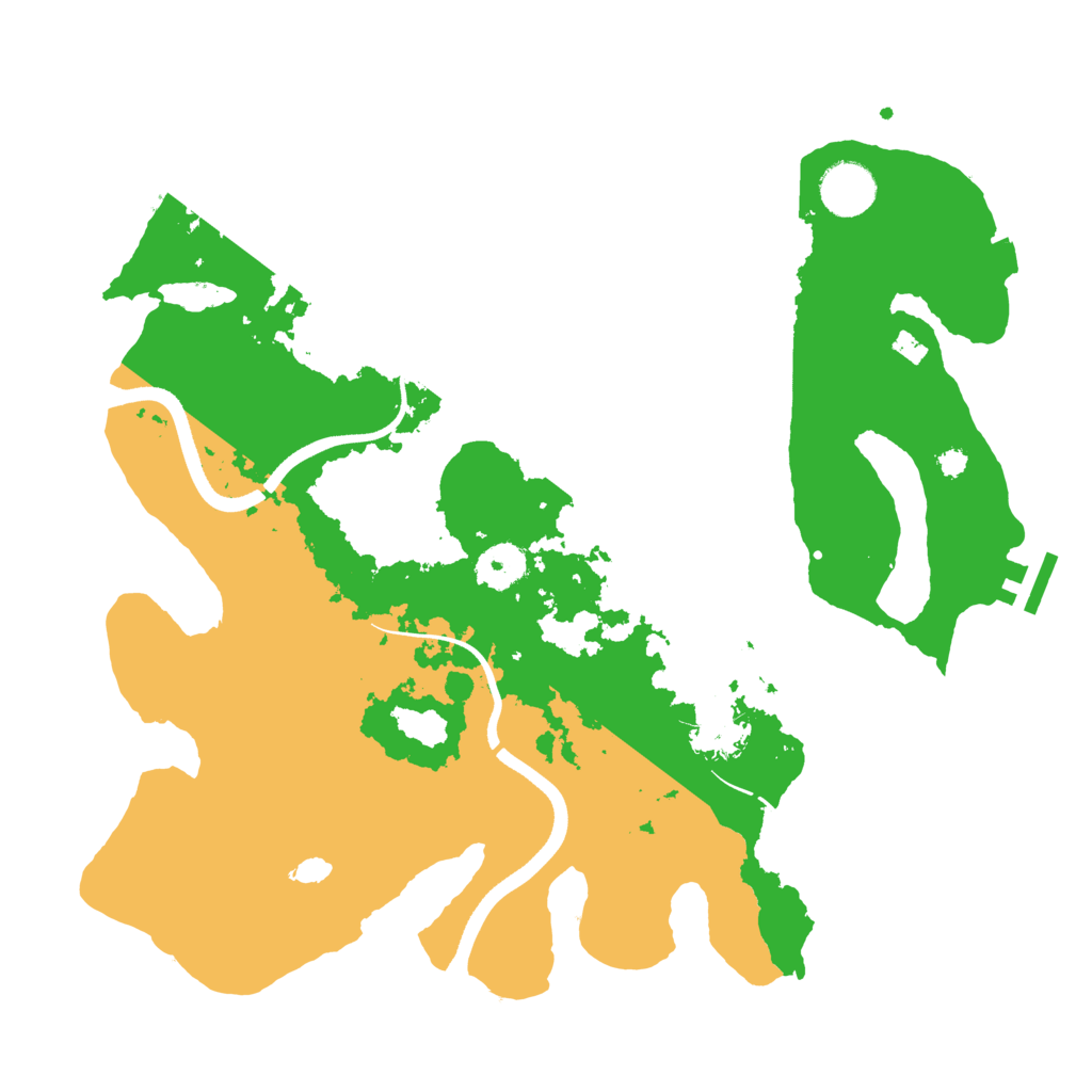 Biome Rust Map: Procedural Map, Size: 3500, Seed: 1850529176