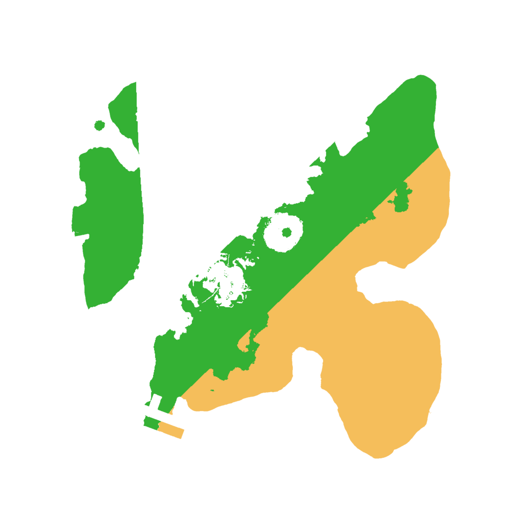Biome Rust Map: Procedural Map, Size: 2000, Seed: 11472