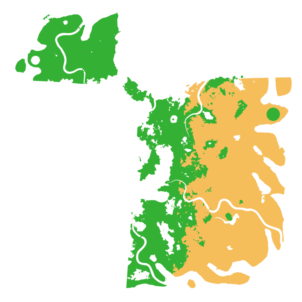Biome Rust Map: Procedural Map, Size: 6000, Seed: 1264390015