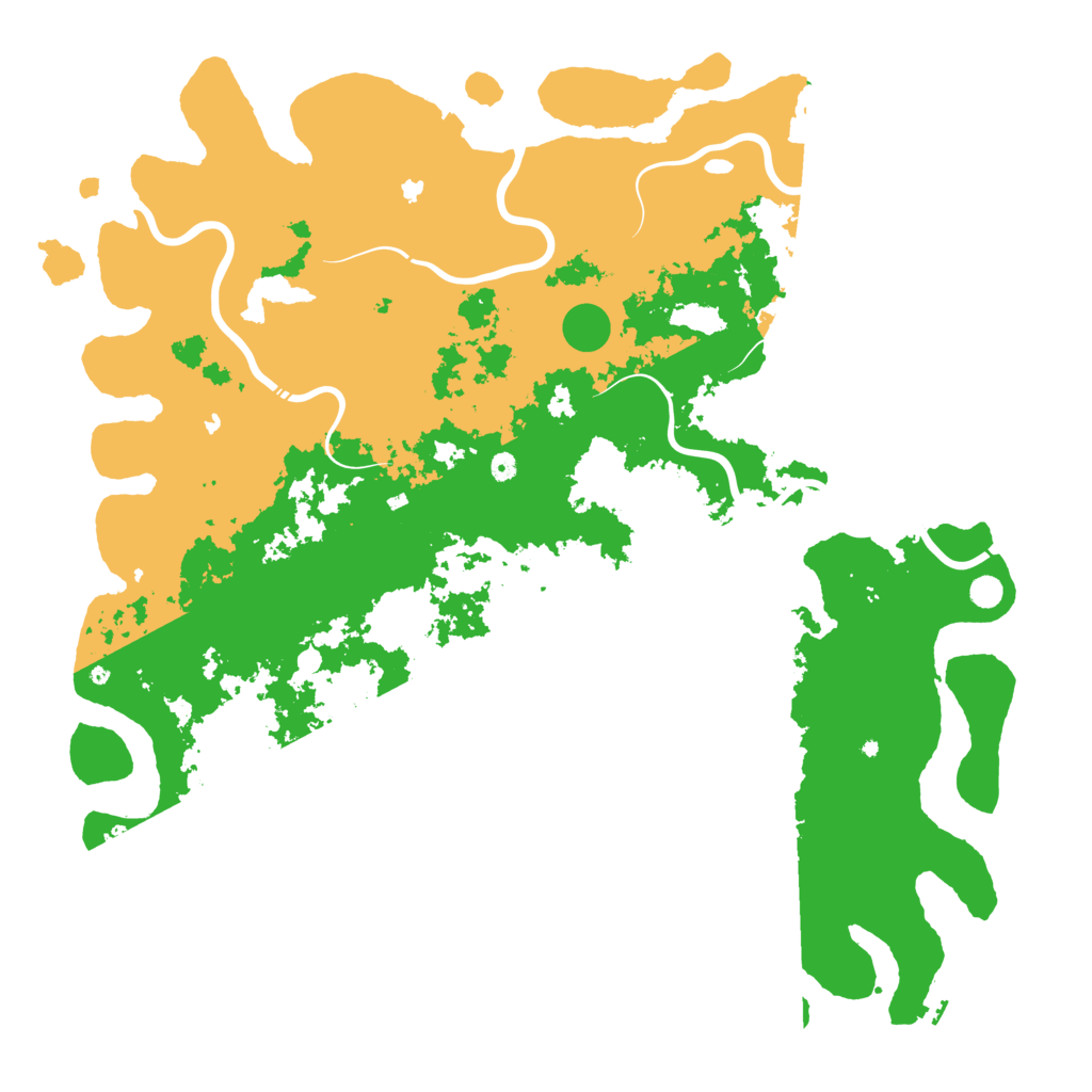 Biome Rust Map: Procedural Map, Size: 6000, Seed: 674238023