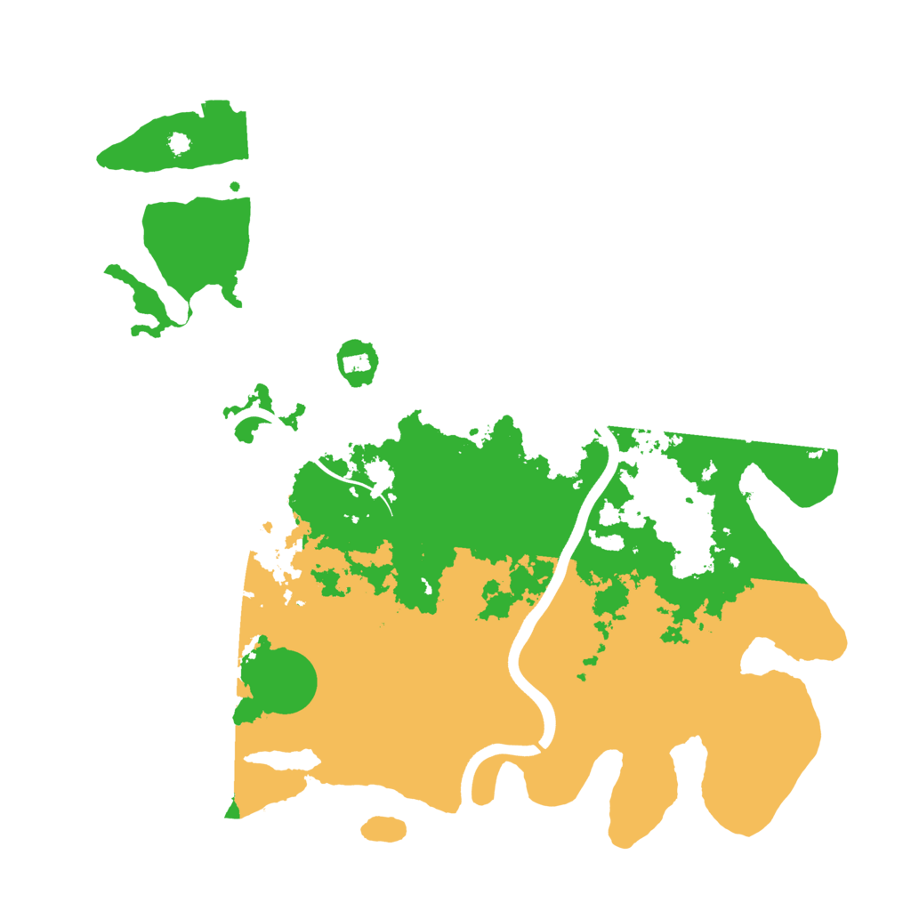 Biome Rust Map: Procedural Map, Size: 3750, Seed: 1360456535