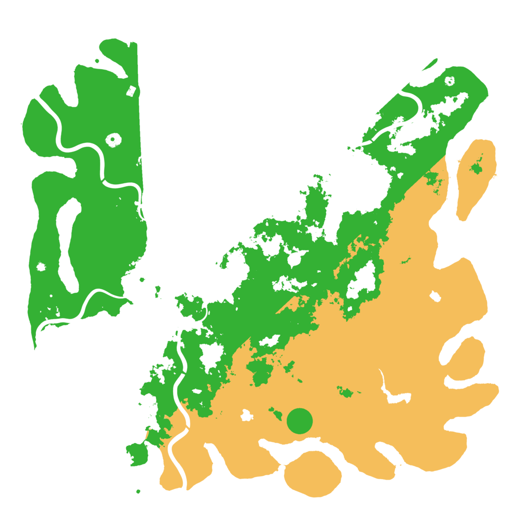 Biome Rust Map: Procedural Map, Size: 5250, Seed: 19326