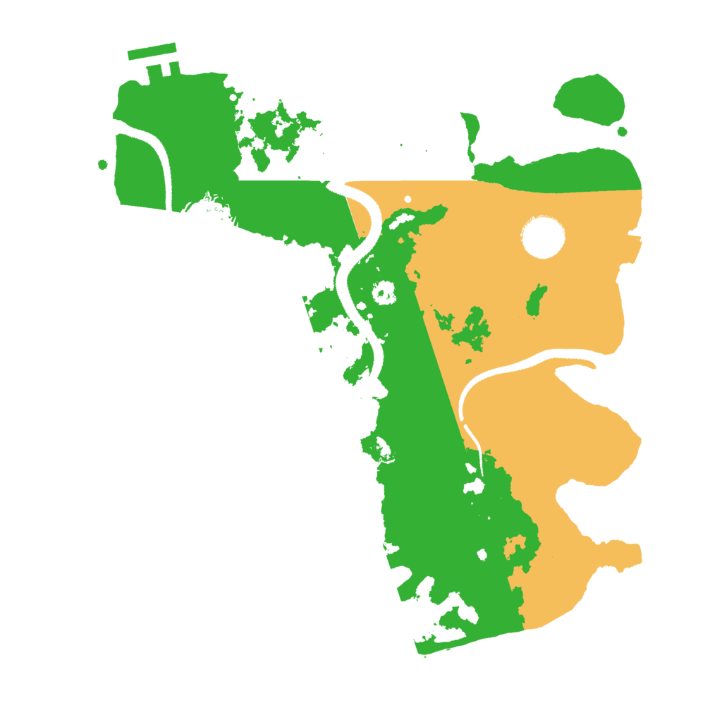 Biome Rust Map: Procedural Map, Size: 3000, Seed: 6354182