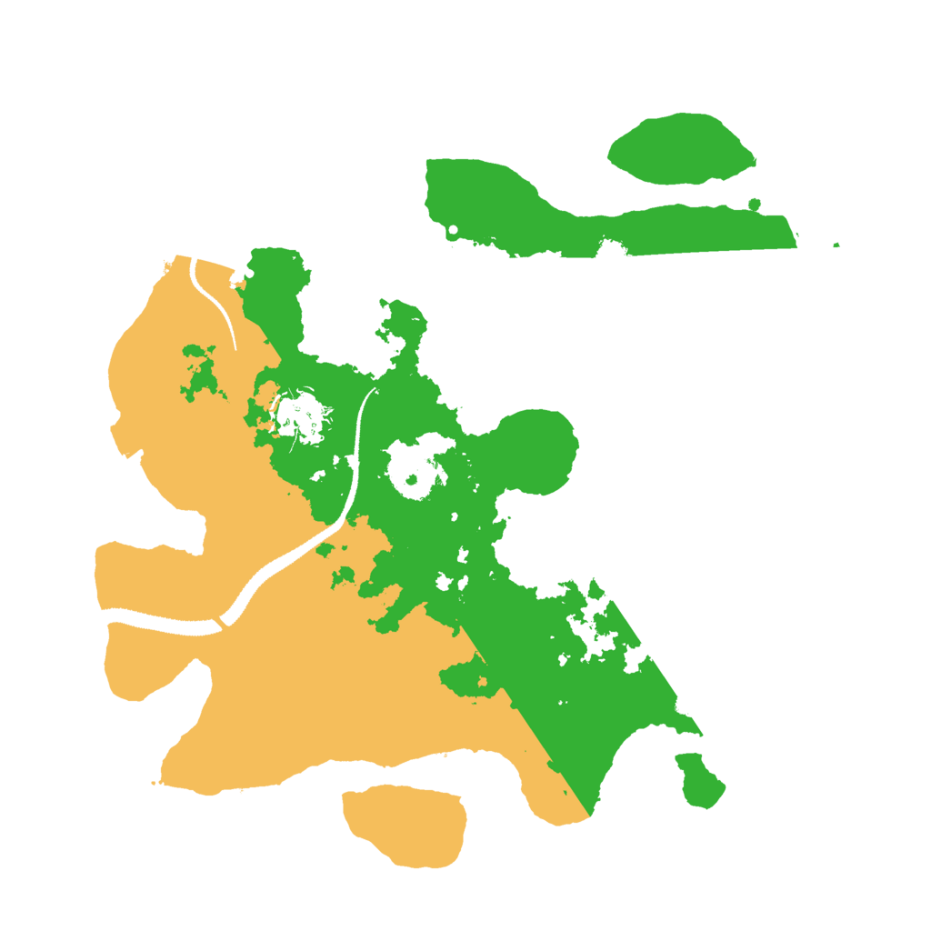 Biome Rust Map: Procedural Map, Size: 3000, Seed: 2056119159