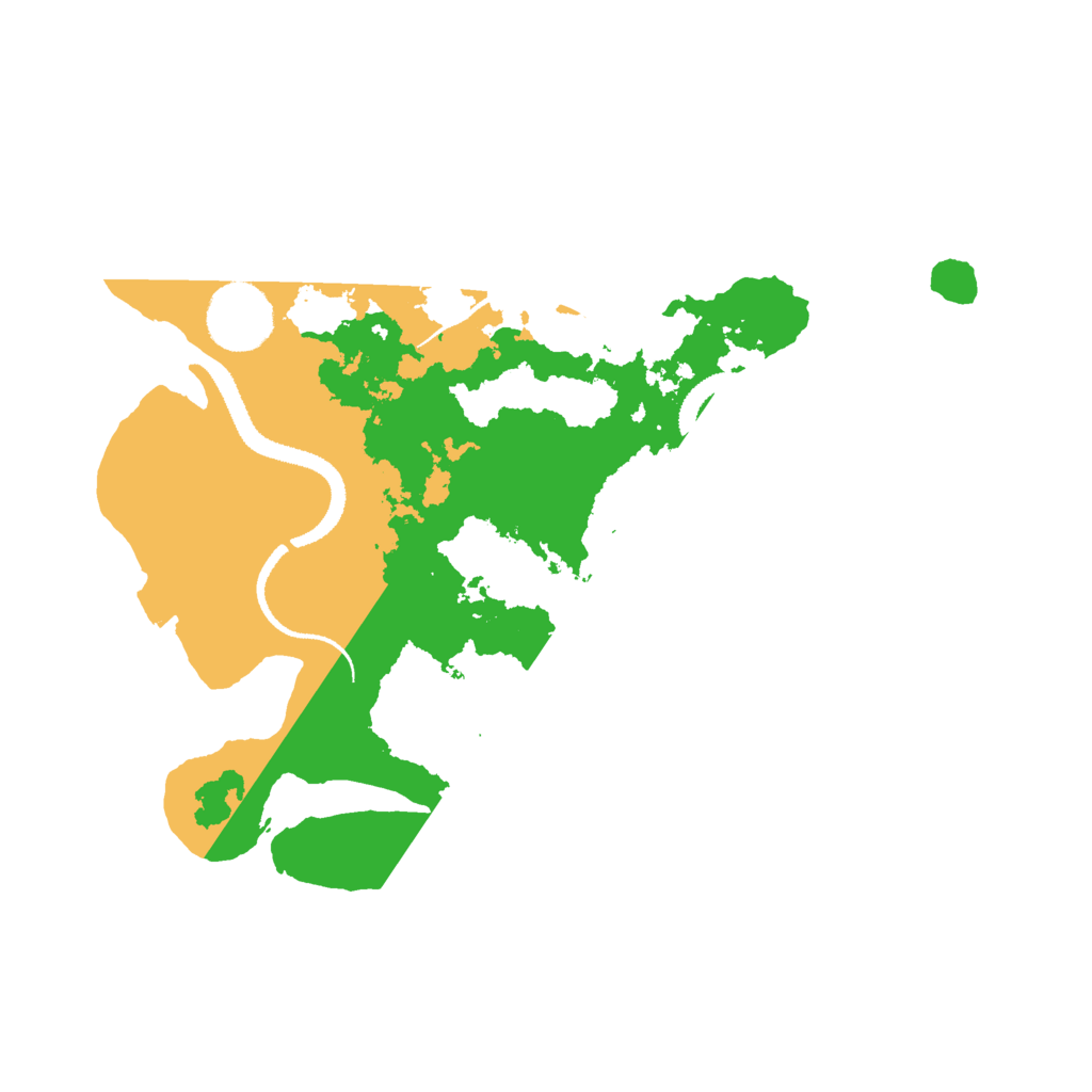 Biome Rust Map: Procedural Map, Size: 3000, Seed: 572716276