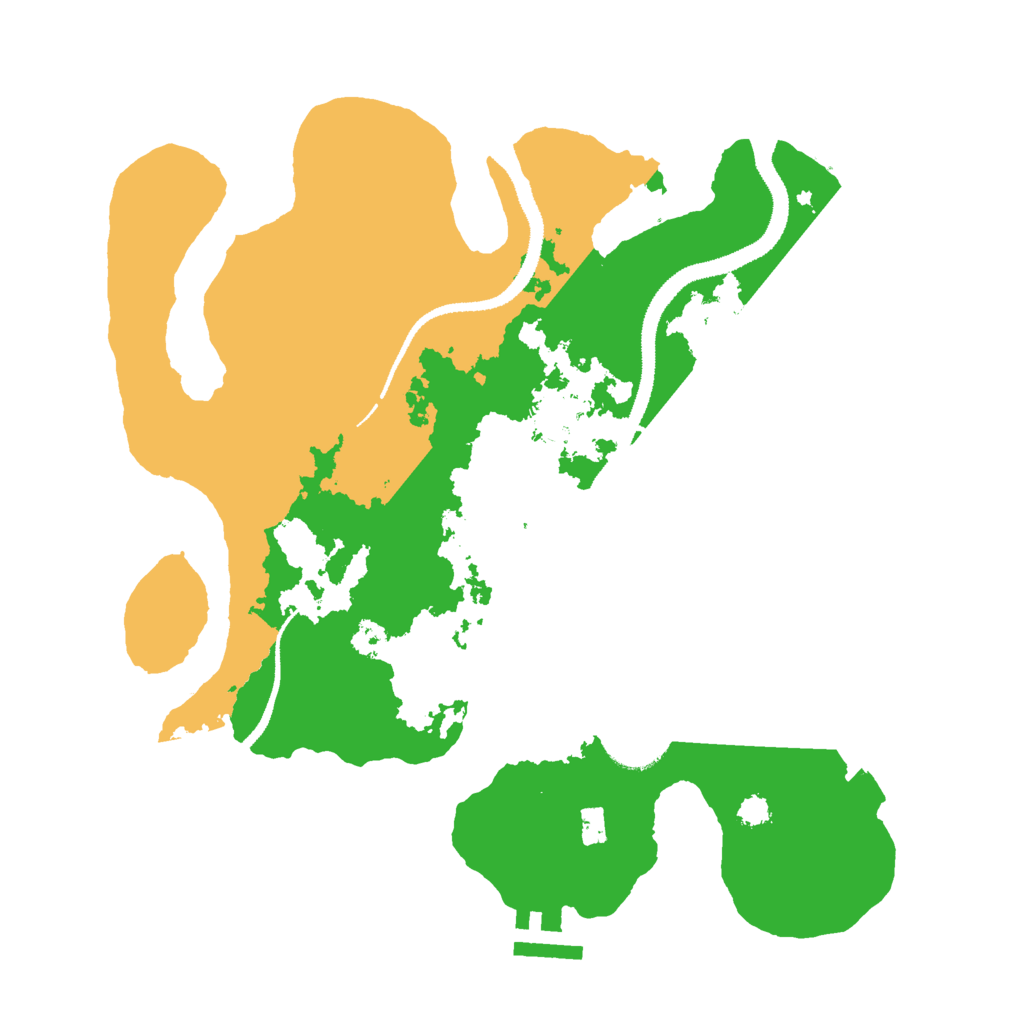 Biome Rust Map: Procedural Map, Size: 3000, Seed: 6052025