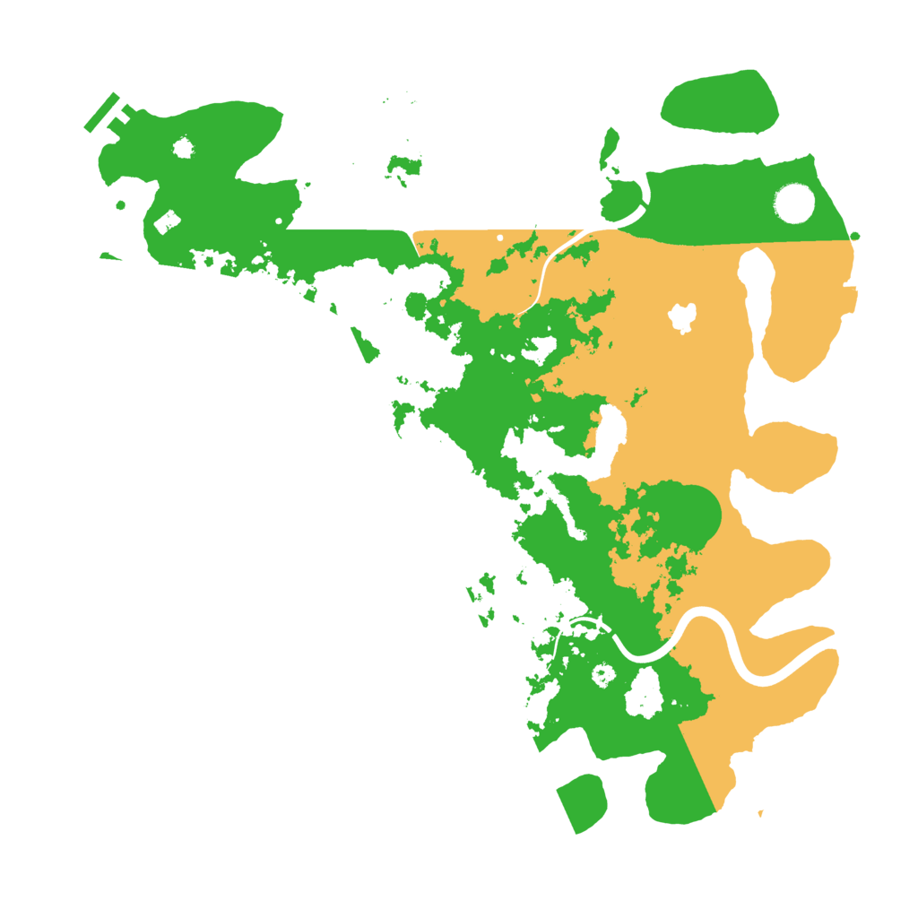Biome Rust Map: Procedural Map, Size: 4000, Seed: 5463