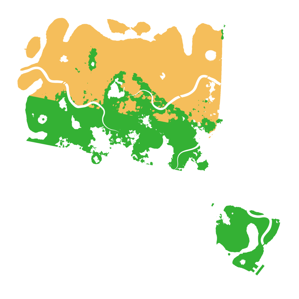 Biome Rust Map: Procedural Map, Size: 5000, Seed: 380068953