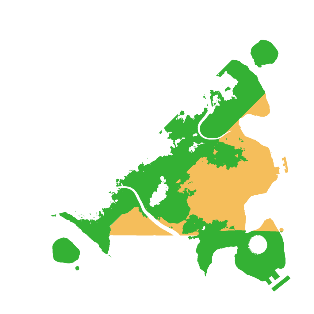 Biome Rust Map: Procedural Map, Size: 3000, Seed: 1328643349