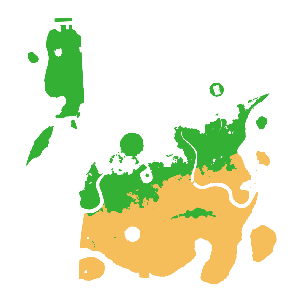 Biome Rust Map: Procedural Map, Size: 3500, Seed: 688382508