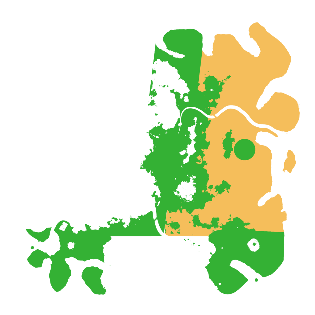 Biome Rust Map: Procedural Map, Size: 3900, Seed: 881439893