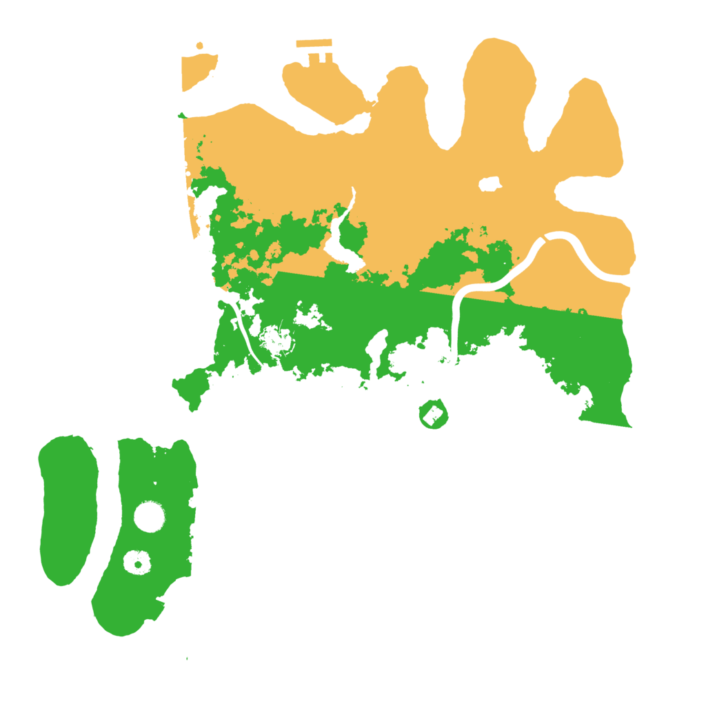 Biome Rust Map: Procedural Map, Size: 4000, Seed: 424938567
