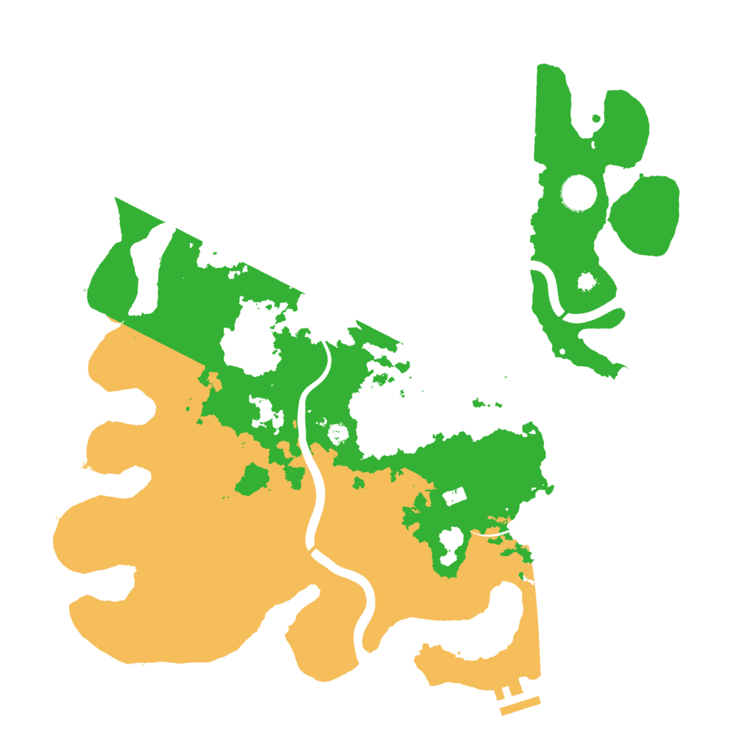Biome Rust Map: Procedural Map, Size: 3600, Seed: 240