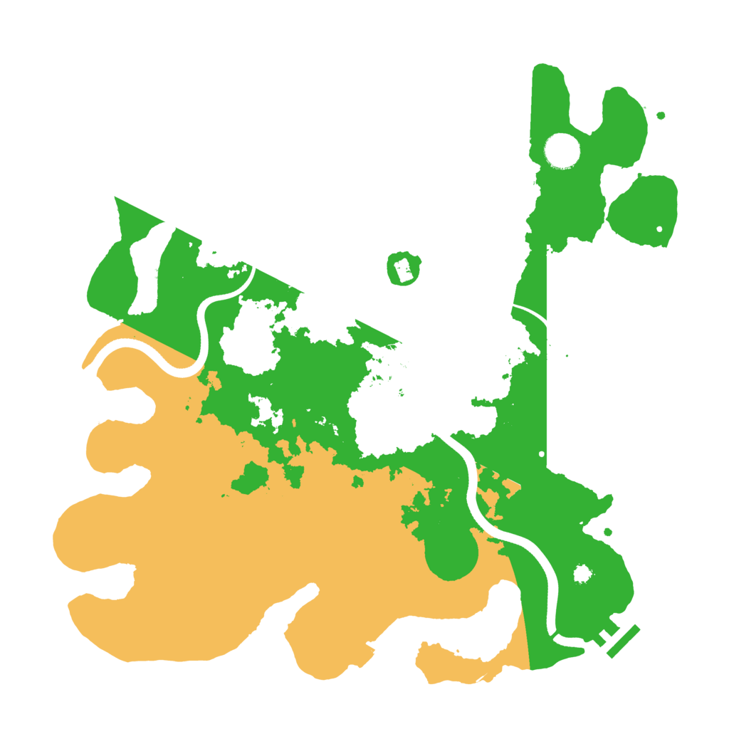 Biome Rust Map: Procedural Map, Size: 3600, Seed: 240