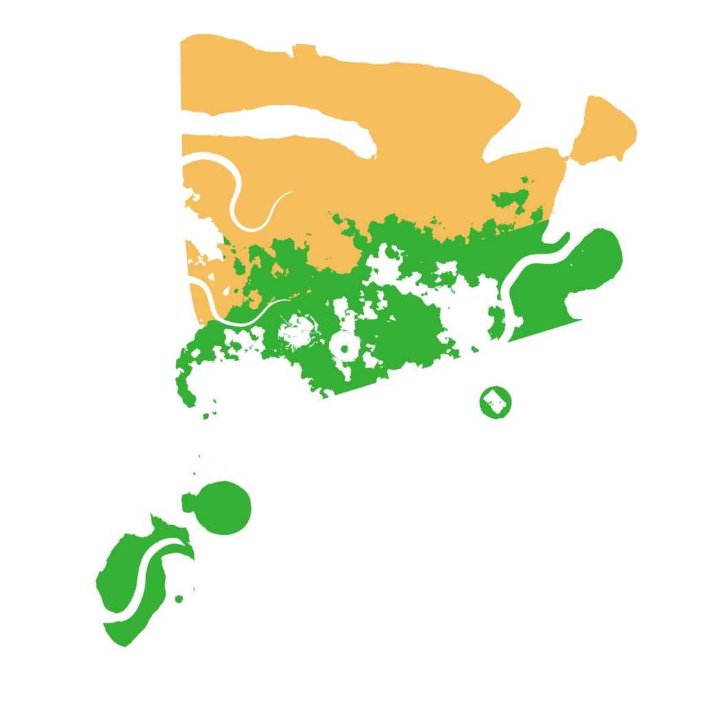 Biome Rust Map: Procedural Map, Size: 3500, Seed: 853633394