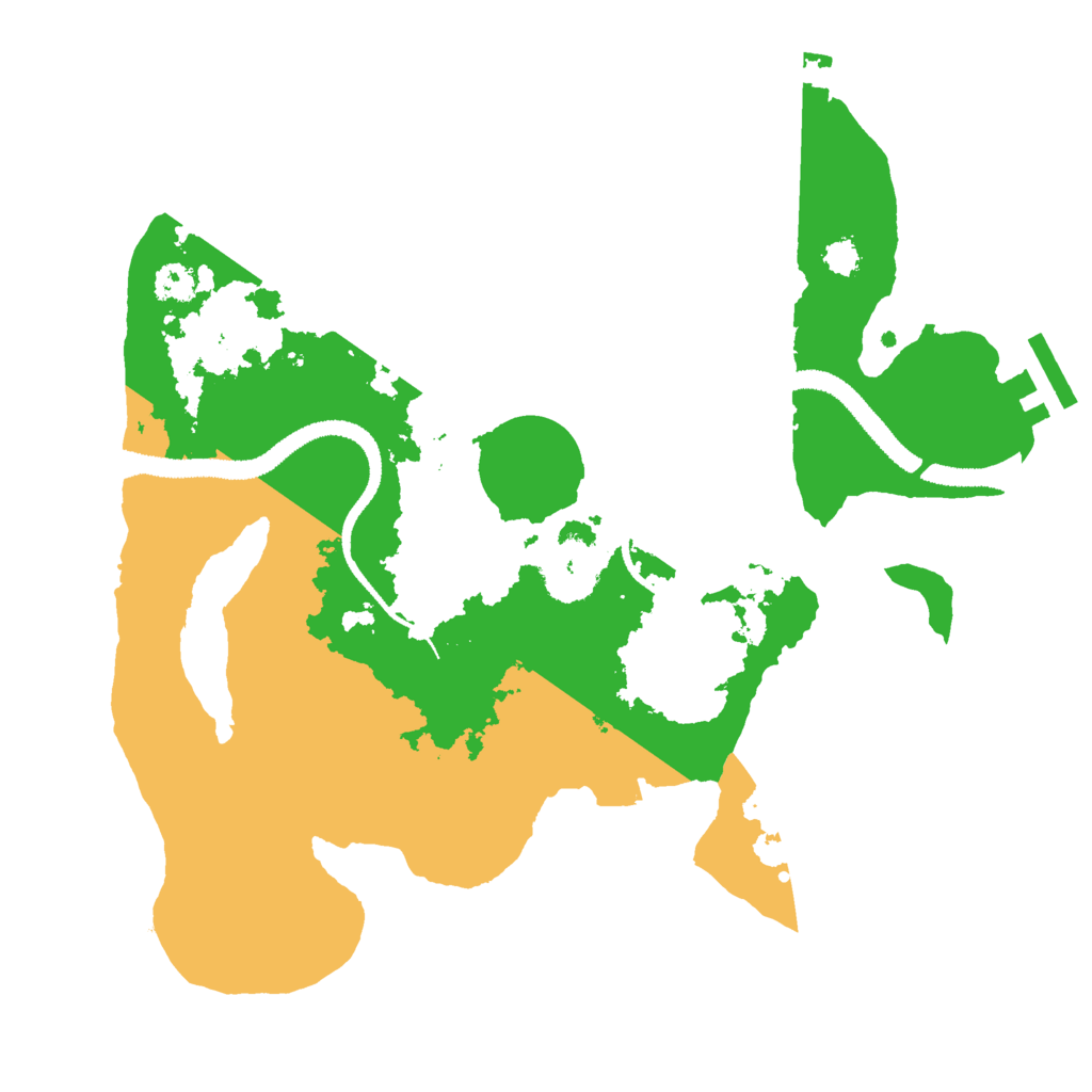 Biome Rust Map: Procedural Map, Size: 2800, Seed: 1088256837