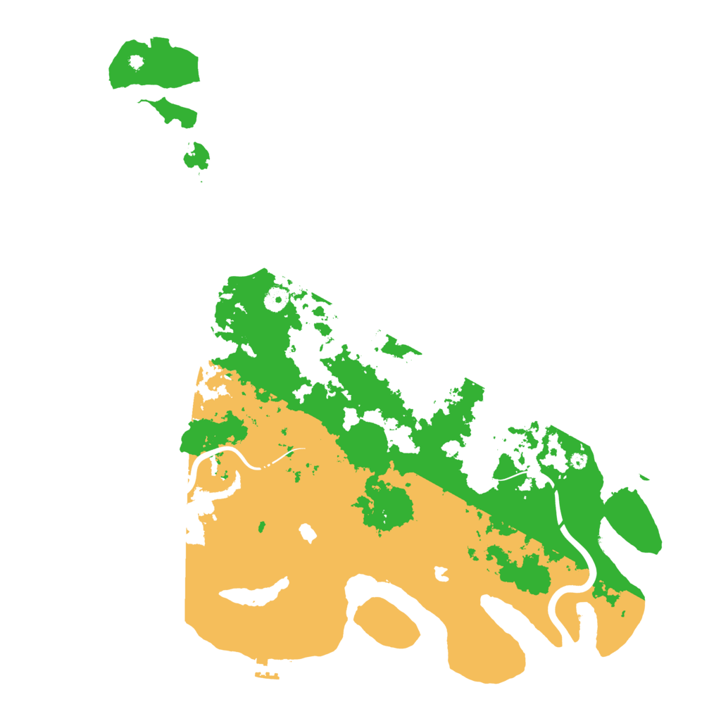 Biome Rust Map: Procedural Map, Size: 4500, Seed: 645645627