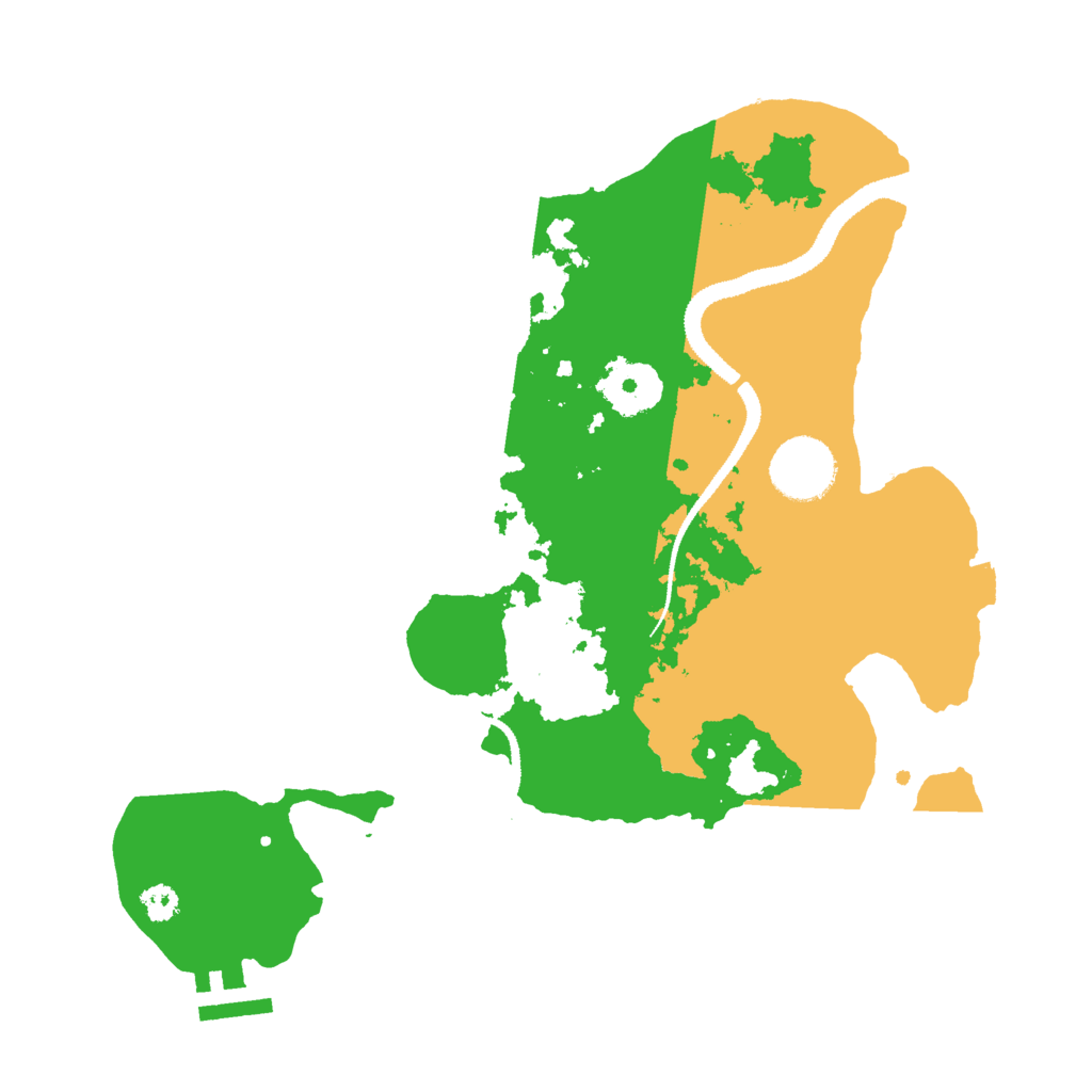 Biome Rust Map: Procedural Map, Size: 3000, Seed: 1723183289