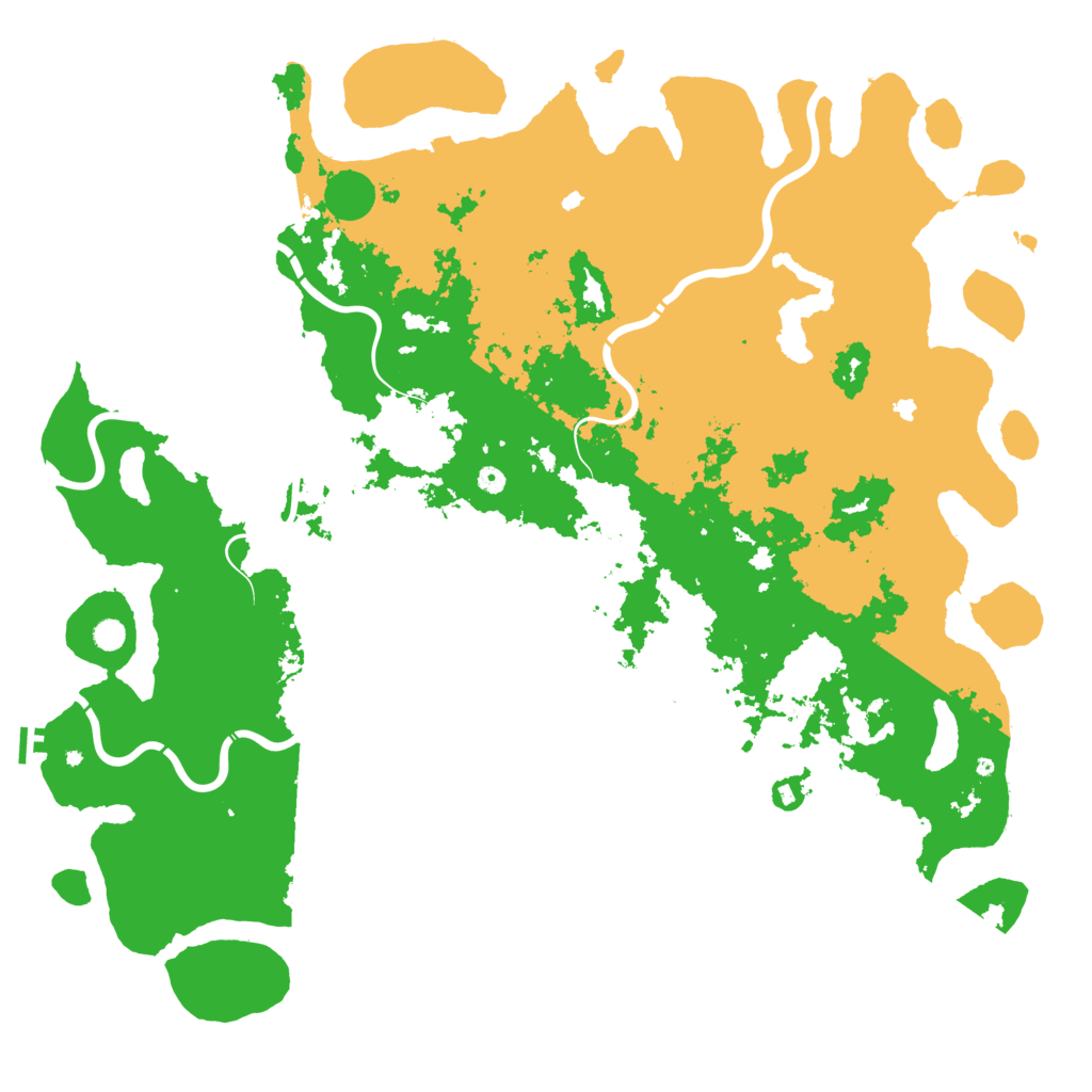 Biome Rust Map: Procedural Map, Size: 6000, Seed: 555078407