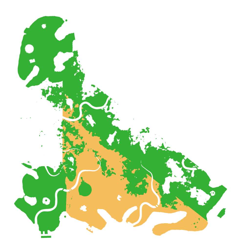 Biome Rust Map: Procedural Map, Size: 5000, Seed: 125385