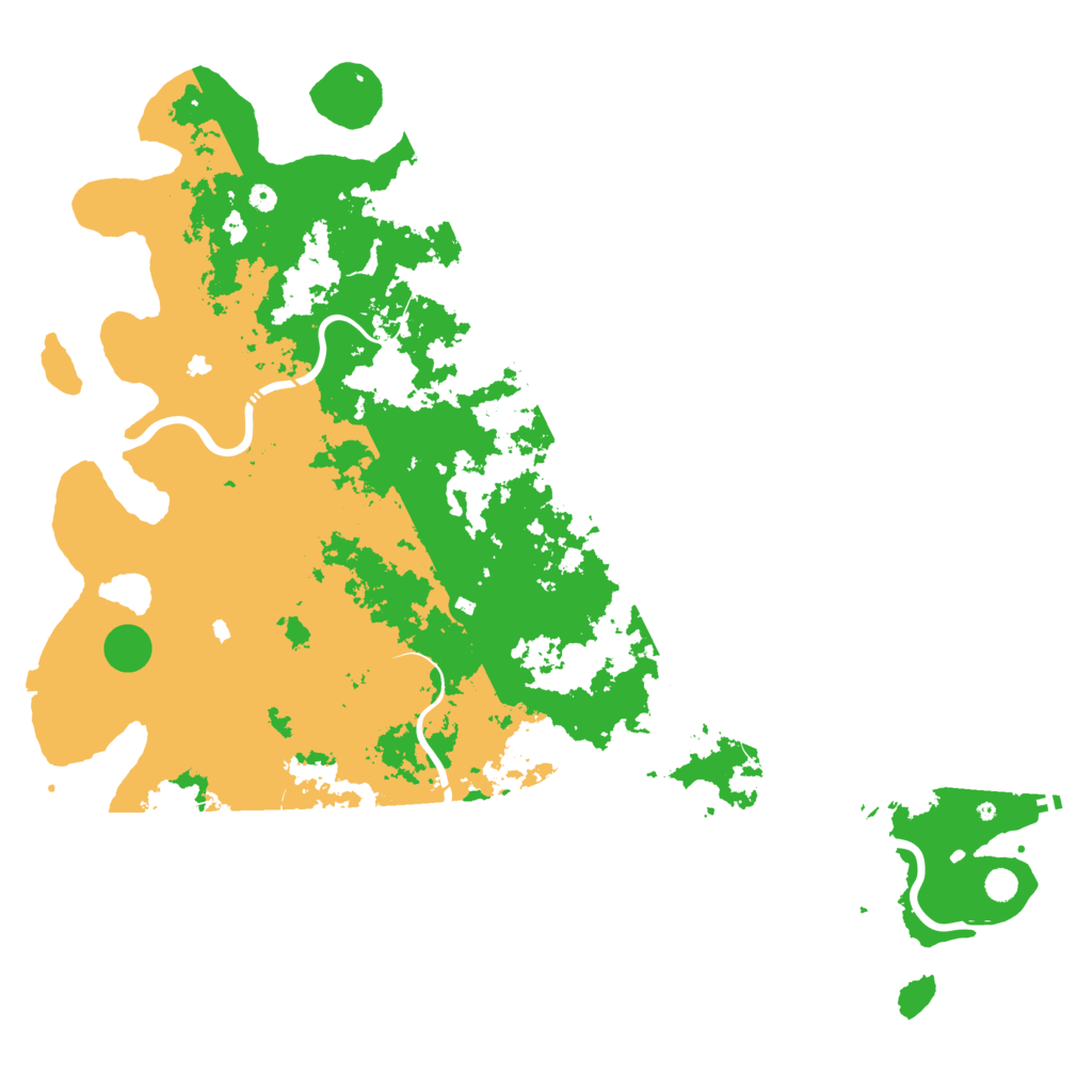 Biome Rust Map: Procedural Map, Size: 6000, Seed: 91577320