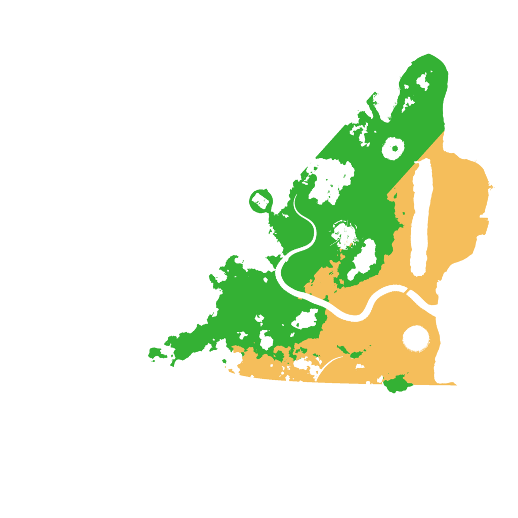 Biome Rust Map: Procedural Map, Size: 3500, Seed: 15604227