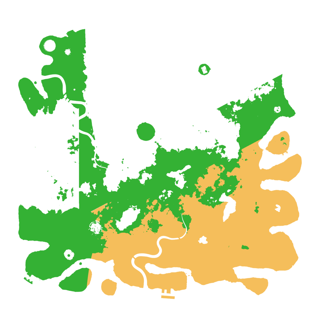 Biome Rust Map: Procedural Map, Size: 4750, Seed: 80525