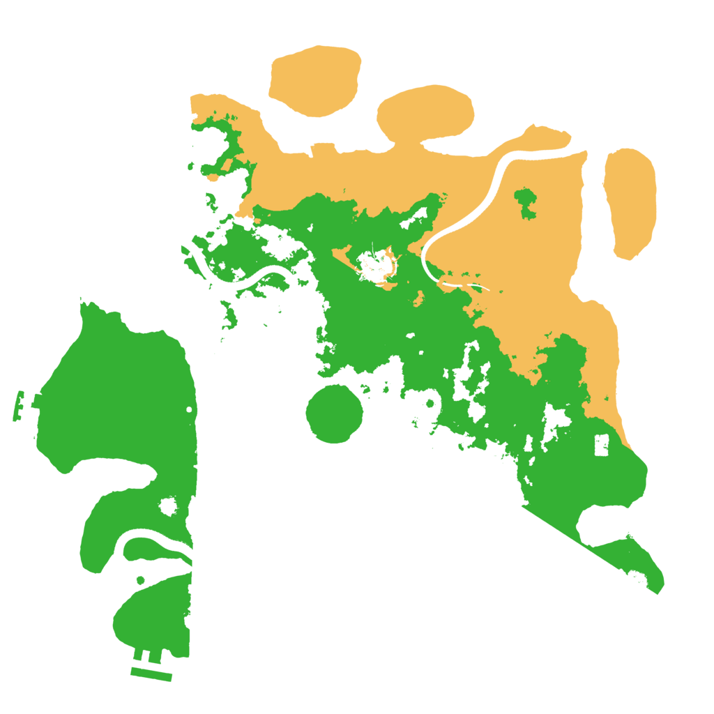 Biome Rust Map: Procedural Map, Size: 3500, Seed: 1082340612