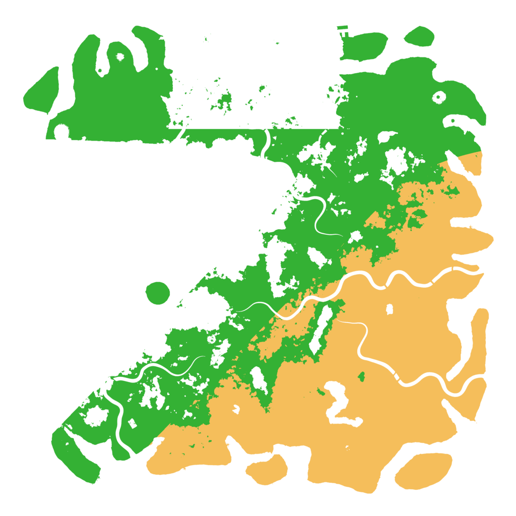 Biome Rust Map: Procedural Map, Size: 6000, Seed: 3829