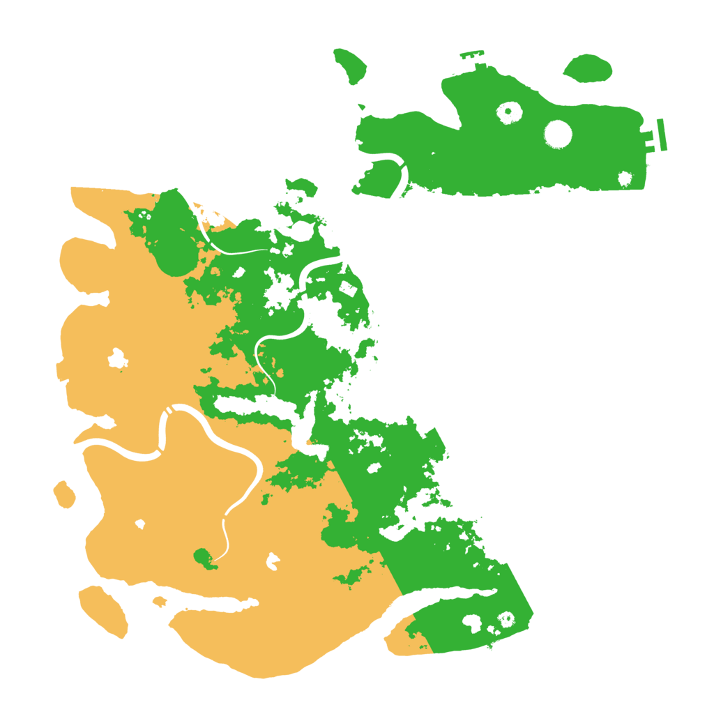 Biome Rust Map: Procedural Map, Size: 4500, Seed: 1029025856