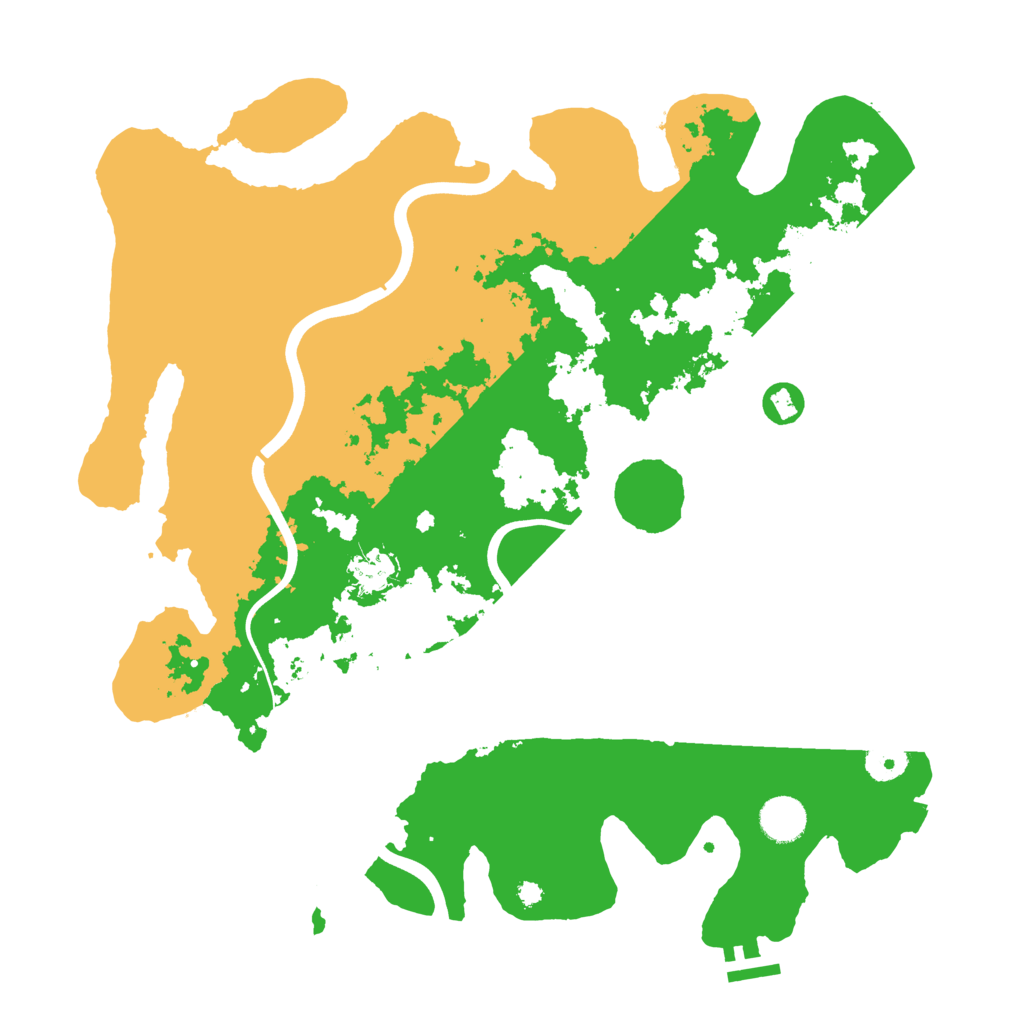 Biome Rust Map: Procedural Map, Size: 3900, Seed: 2027915663