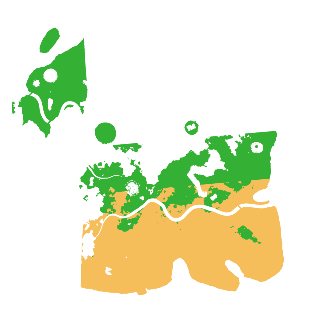 Biome Rust Map: Procedural Map, Size: 4000, Seed: 52719