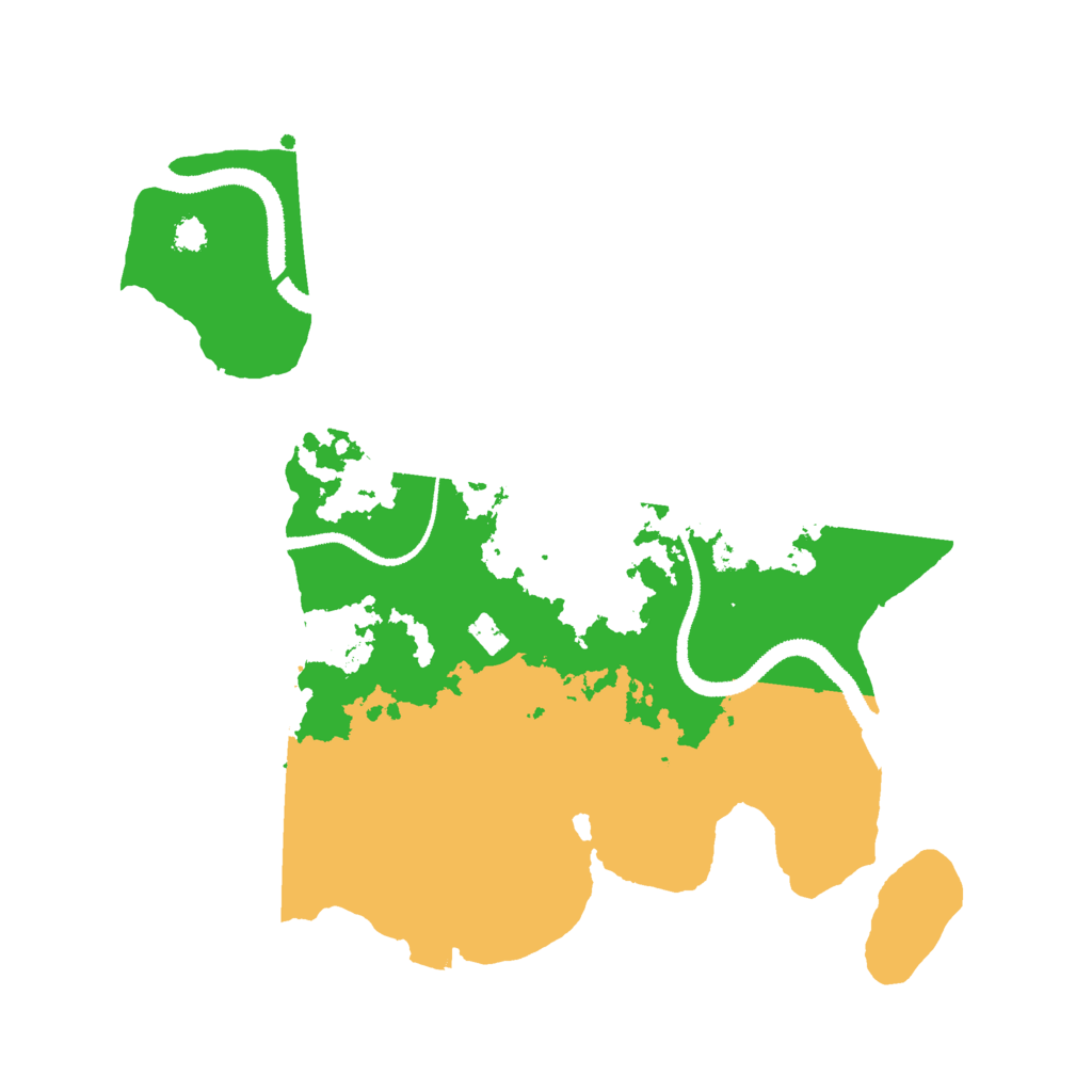 Biome Rust Map: Procedural Map, Size: 3000, Seed: 21776