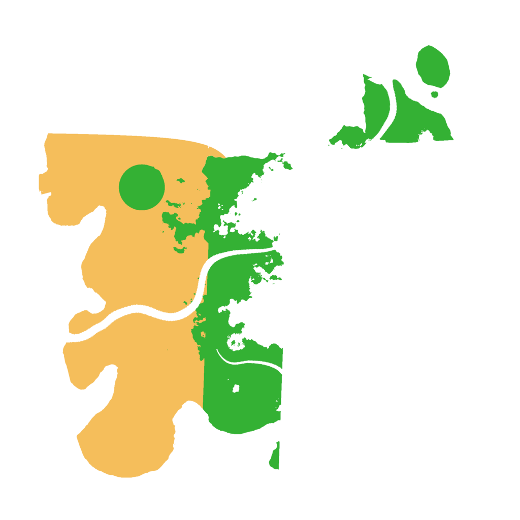 Biome Rust Map: Procedural Map, Size: 3000, Seed: 10536