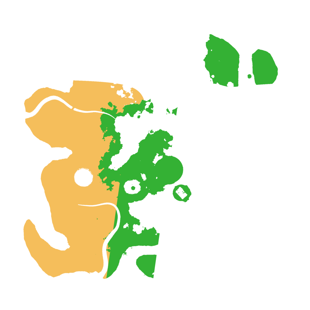 Biome Rust Map: Procedural Map, Size: 3000, Seed: 12704