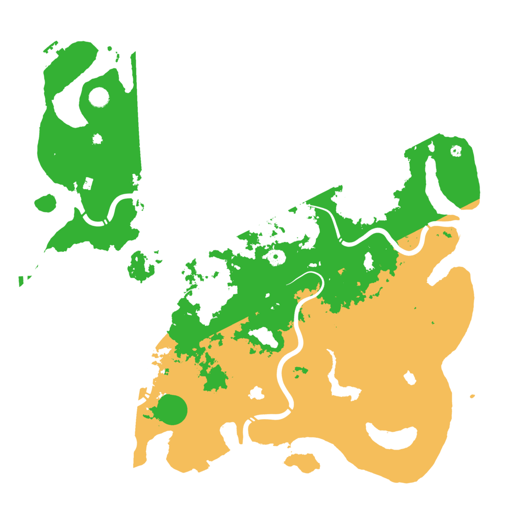 Biome Rust Map: Procedural Map, Size: 4500, Seed: 118104652
